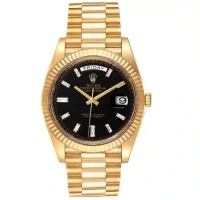 Rolex Day-Date Gold Black 228235 EW Replica