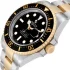 close view of the Rolex Sea-Dweller Two Tone Replica