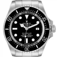 black and mixed dial of the Rolex Oyster Deepsea Replica