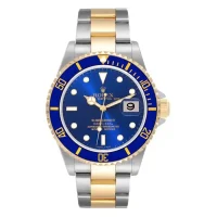 Rolex Submariner Date Two Tone Blue Dial 16613 replica