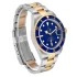 side view of the Rolex Submariner Two Tone Replica