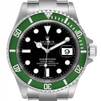 black and stick dot dial of the Rolex Submariner Date Black Replica