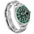 side view of the Rolex Submariner Hulk 116610LV Green Dial Replica