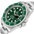 close view of the Rolex Submariner Hulk 116610LV Green Dial Replica