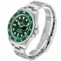 side view of the Rolex Submariner Hulk 116610LV Green Dial Replica