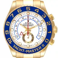 white dial of the Yacht-Master 2 Gold Replica