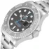 close view of the Rolex Yacht-Master Platinum Replica