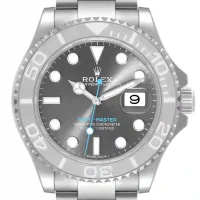 grey and stick dot dial of the Rolex Yacht-Master Platinum Replica