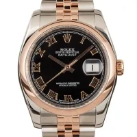 dial of the Roman Numeral Rolex Datejust Replica