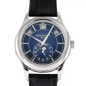 Blue dial of the watch