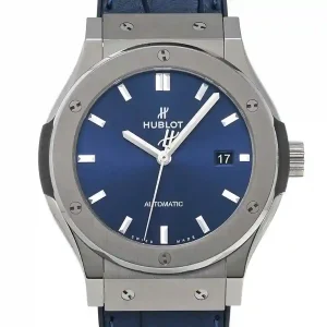 Blue dial of the watch