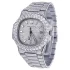 Full diamond case and bracelet of the Patek Iced Out 5719/10G-010 Replica