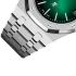 steel bracelet of the AP Green Dial Jumbo Replica