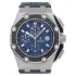 Blue and stick dial of the Royal Oak Offshore Titanium Replica