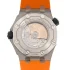 Mechanism view of the Orange Fake Audemars Piguet