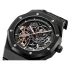 skeleton dial of the Audemars Piguet Black Skeleton Replica