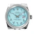 Blue dial of the Rolex DateJust Fluted Replica