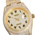 Gem set dial of the Rolex Arabic Dial Iced Out 116300 Replica