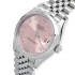 steel bezel of the Rolex Datejust Pink Replica