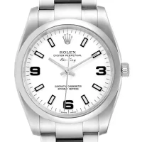 White dial of the Rolex Air King 114200 Replica