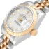 Yellow gold bezel of the Rolex 279173 Diamond Replica