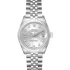 Silver dial of the Rolex Datejust Silver Jubilee Replica