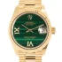 Green Dial of the Rolex Datejust Gold Green Dial Replica