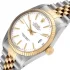 Yellow gold bezel of the Rolex Datejust Stainless Steel Replica