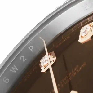 Close dial view of the watch