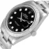 Steel bezel of the Rolex Datejust Diamond Black Replica