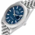 Steel bezel of the Rolex Datejust 126334-0002 Blue Dial Replica