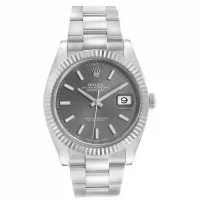 Rolex Datejust Grey Dial Replica