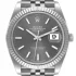 grey dial of the Rolex Datejust 126334-0014 Replica