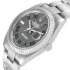 Steel bezel of the Rolex Datejust 126334 Wimbledon Replica