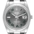 Grey dial of the Rolex Datejust 126334 Wimbledon Replica