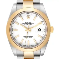 White dial of the Rolex 126303 Replica