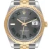 Grey dial of the Rolex Datejust Wimbledon Replica