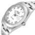 Steel bezel of the Rolex Datejust 126200 Steel White Dial Replica