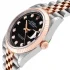 Rose gold bezel of the Rolex 126231 Replica