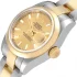 Yellow gold bezel of the Lady Datejust 28mm Replica