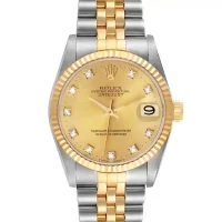 Champagne dial of the Rolex 69173 Diamond Replica