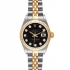 Black dial of the Rolex Datejust Lady Diamond Replica