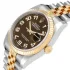 yellow gold bezel of the Rolex 116233 Replica