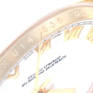 Close view dial of the watch