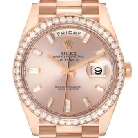 Pink dial of the Pink Diamond Rolex Replica