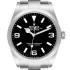 Black dial of the Rolex 124270 Replica