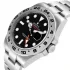 Steel and numeral bezel of the Rolex 216570 Black Replica