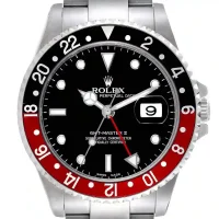 Black dial of the Rolex Coke Replica