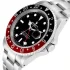 Black and red bezel of the Rolex Coke Replica