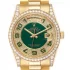 Green and diamond dial of the Rolex Datejust Green Dial Replica